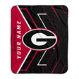 Pixsona Georgia Bulldogs Glow Pixel Fleece Blanket | Personalized | Custom