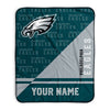 Pixsona Philadelphia Eagles Split Pixel Fleece Blanket | Personalized | Custom