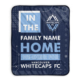 Pixsona Vancouver Whitecaps FC Cheer Pixel Fleece Blanket | Personalized | Custom