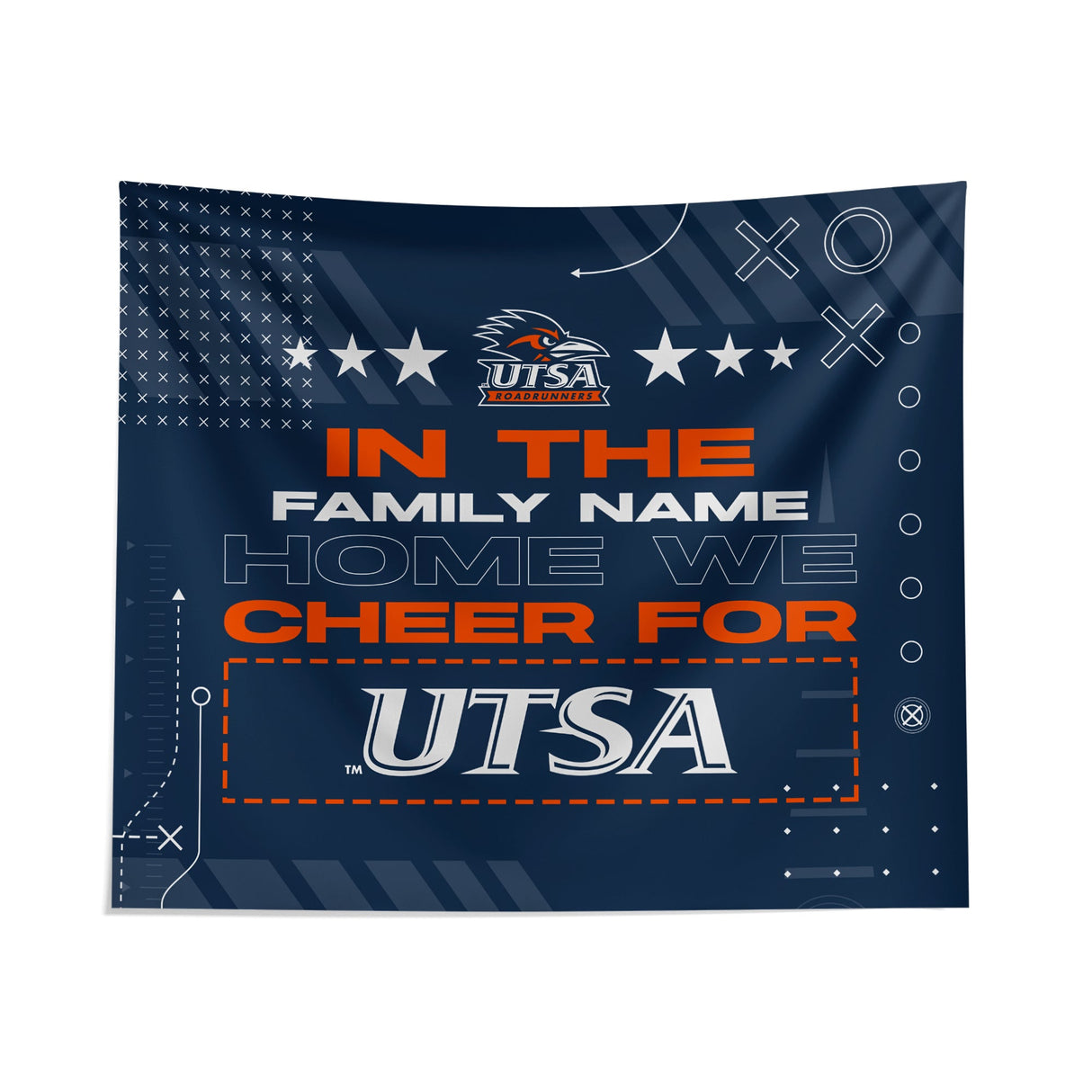 Pixsona UTSA Roadrunners Cheer Tapestry | Personalized | Custom