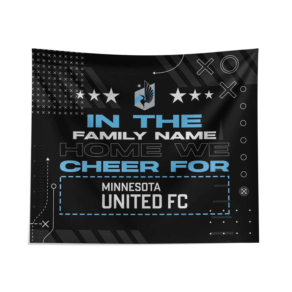 Pixsona Minnesota United FC Cheer Tapestry | Personalized | Custom