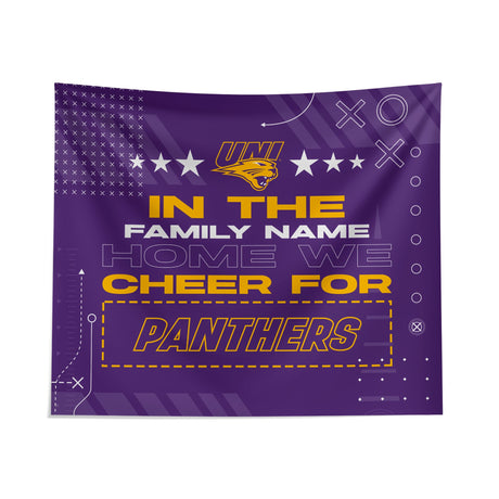 Pixsona Northern Iowa Panthers Cheer Tapestry | Personalized | Custom