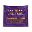 Pixsona Northern Iowa Panthers Cheer Tapestry | Personalized | Custom