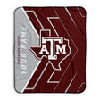 Pixsona Texas A&M Aggies Glow Pixel Fleece Blanket | Personalized | Custom