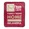 Pixsona Oklahoma Sooners Cheer Pixel Fleece Blanket | Personalized | Custom