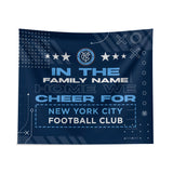 Pixsona New York City Football Club Cheer Tapestry | Personalized | Custom