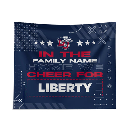 Pixsona Liberty Flames Cheer Tapestry | Personalized | Custom