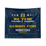 Pixsona Murray State Racers Cheer Tapestry | Personalized | Custom