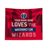 Pixsona Washington Wizards Skyline Tapestry | Personalized | Custom