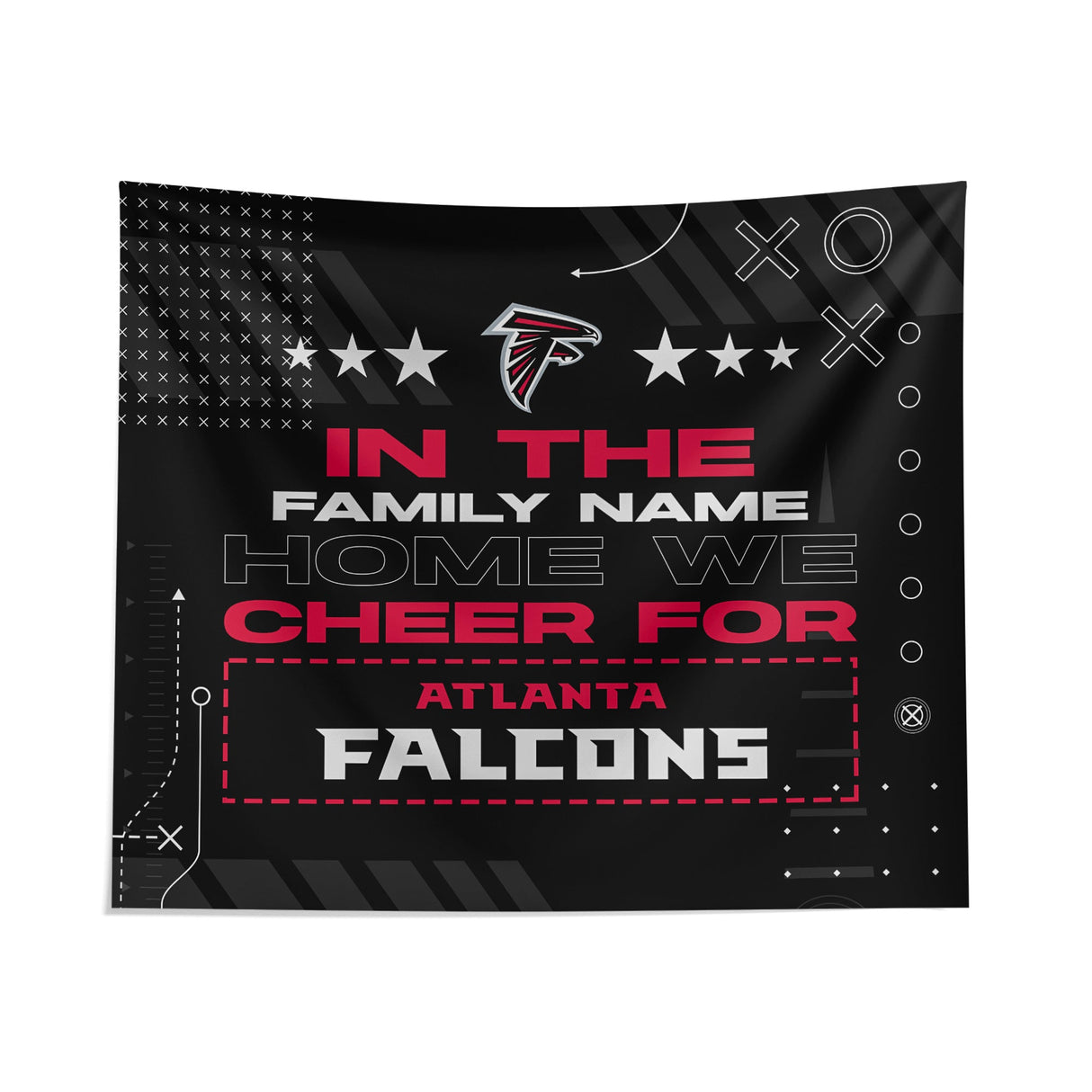 Pixsona Atlanta Falcons Cheer Tapestry | Personalized | Custom